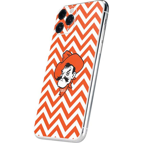 Oklahoma State University Chevron Print iPhone 11 Pro Skin